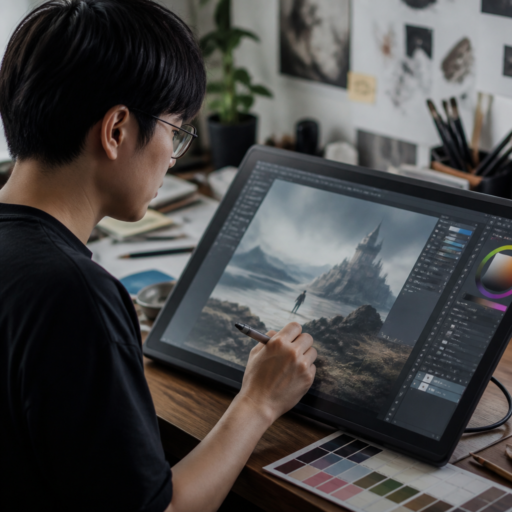 การนำปัญญาประดิษฐ์มาช่วยสร้างงานศิลปะทั้งการวาดภาพดิจิทัลและเทคนิคการถ่ายภาพพอร์ตเทรตในยุคปัจจุบัน