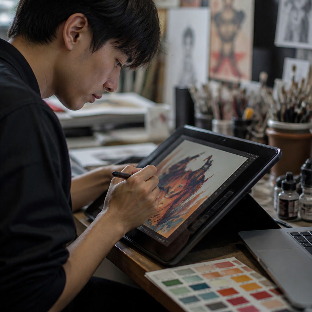 การนำปัญญาประดิษฐ์มาช่วยสร้างงานศิลปะทั้งการวาดภาพดิจิทัลและเทคนิคการถ่ายภาพพอร์ตเทรตในยุคปัจจุบัน